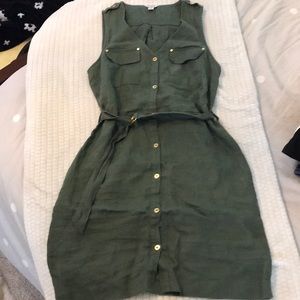 Hunter green dress